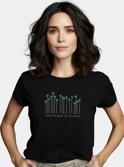 T-shirt Donna - TAKE ME BACK TO HOLIDAYS - Kiabi