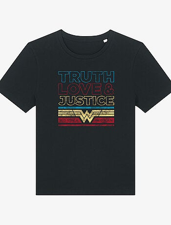 T-shirt Donna - TRUTH LOVE & JUSTICE WONDER WOMAN