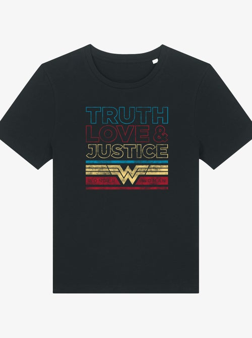 T-shirt Donna - TRUTH LOVE & JUSTICE WONDER WOMAN - Kiabi
