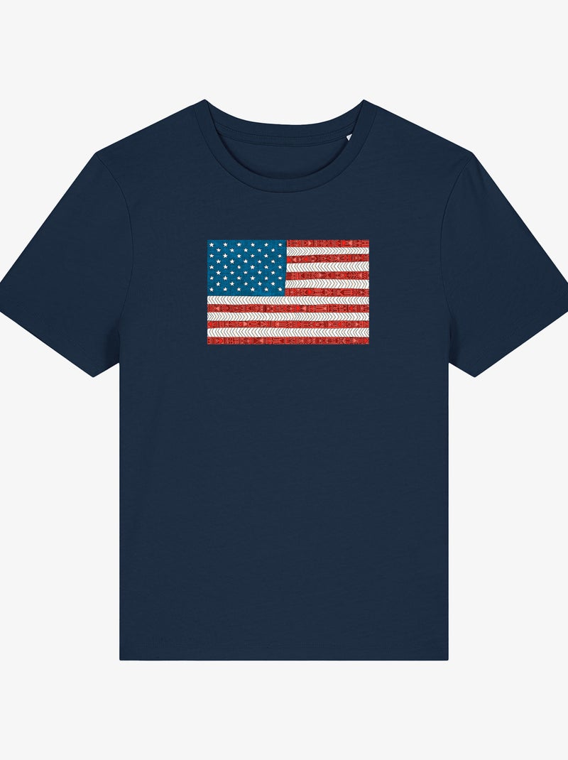 T-shirt Donna - USA Blu marino - Kiabi