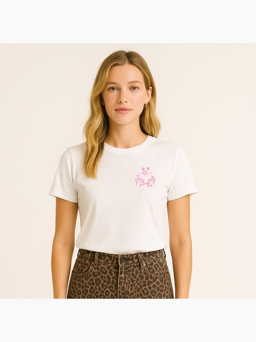 T-shirt Donna - VISAGE MADAME CŒUR - Kiabi
