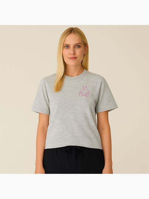 T-shirt Donna - VISAGE MADAME CŒUR - Kiabi