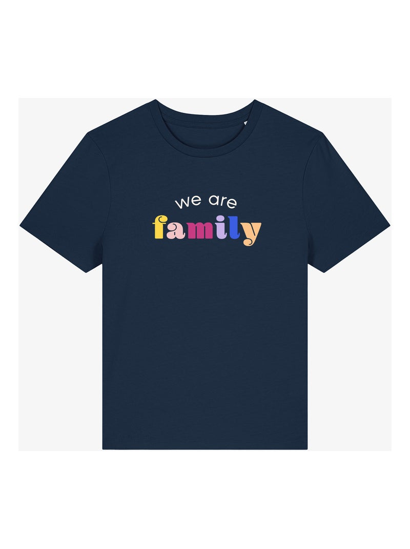 T-shirt Donna - WE ARE FAMILY Blu marino - Kiabi