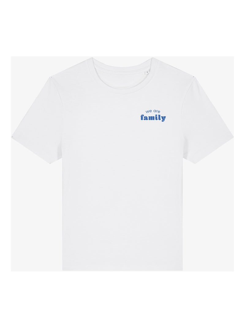 T-shirt Donna - WE ARE FAMILY COEUR Bianco - Kiabi