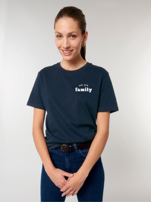 T-shirt Donna - WE ARE FAMILY COEUR - Kiabi