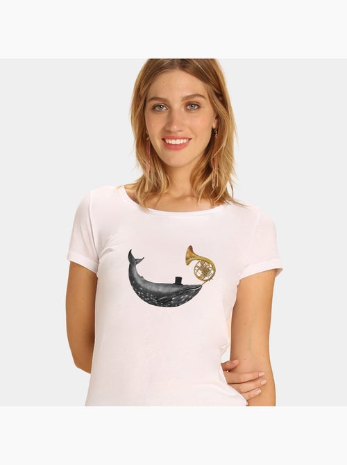 T-shirt Donna - WHALE SONG - Kiabi