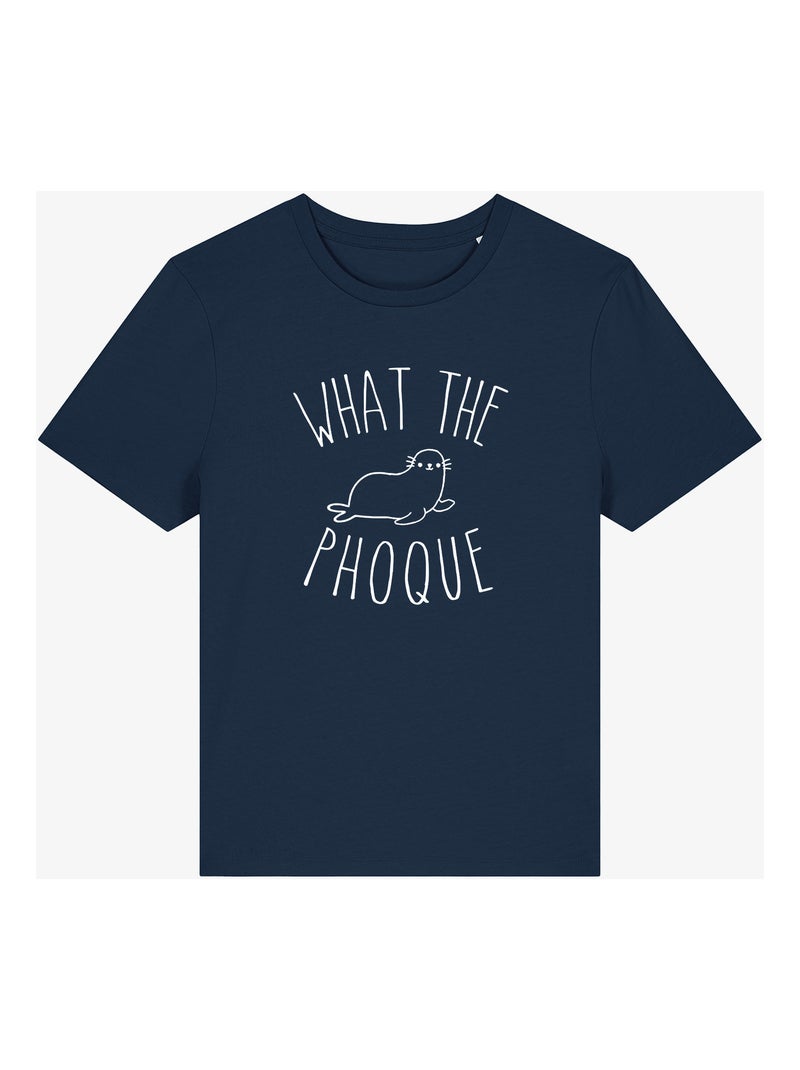 T-shirt Donna - WHAT THE PHOQUE Blu marino - Kiabi