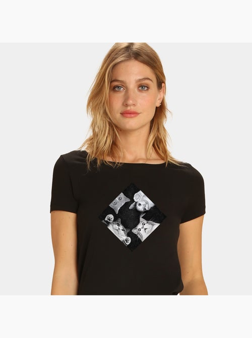 T-shirt Donna - WHEM YOU ARE KITTEN - Kiabi