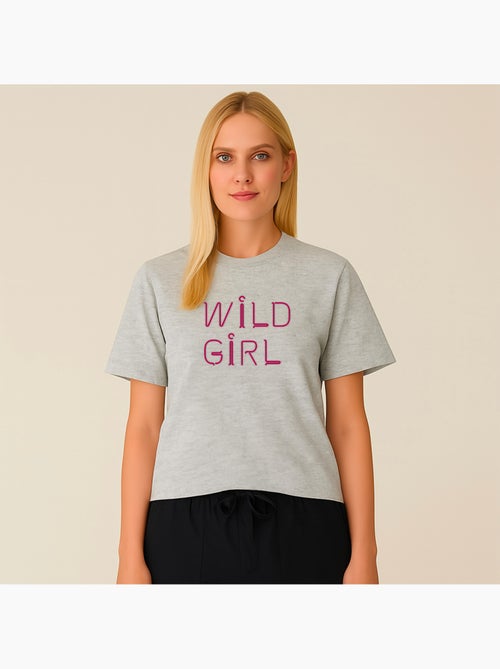 T-shirt Donna - WILD GIRL - Kiabi