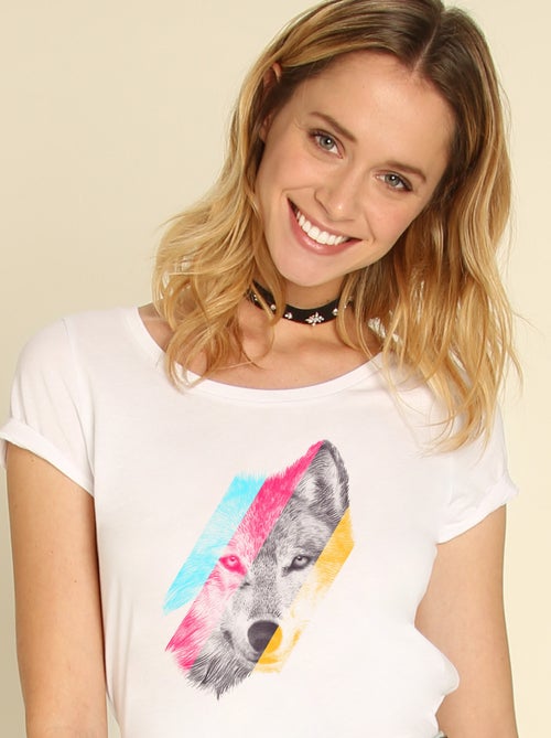 T-shirt Donna - WILD WOLF - Kiabi