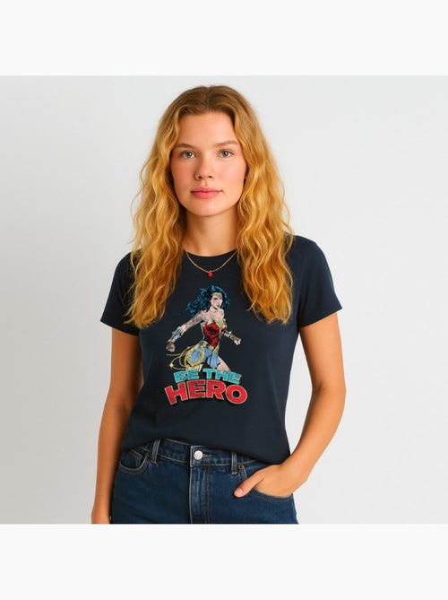 T-shirt Donna - WONDER WOMAN BE THE HERO 2 - Kiabi