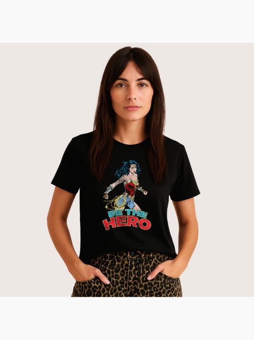T-shirt Donna - WONDER WOMAN BE THE HERO 2 - Kiabi