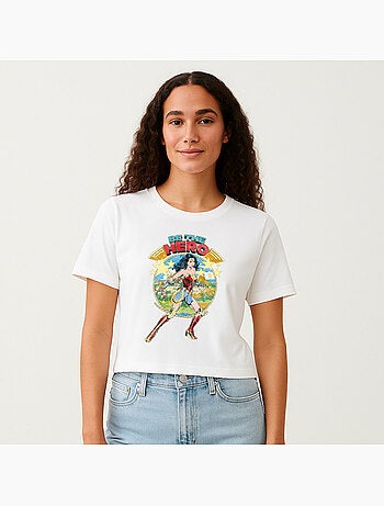 T-shirt Donna - WONDER WOMAN BE THE HERO