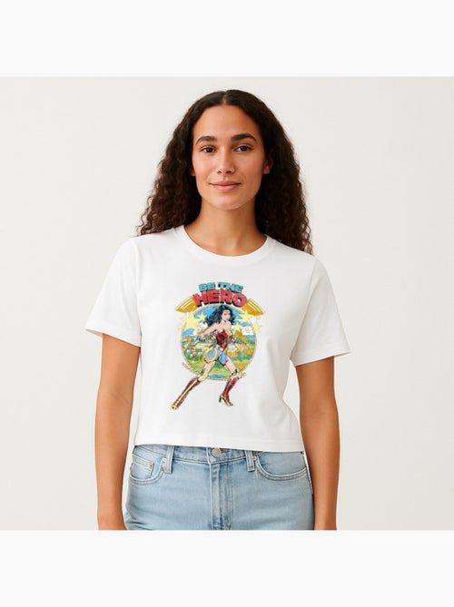 T-shirt Donna - WONDER WOMAN BE THE HERO - Kiabi