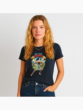 T-shirt Donna - WONDER WOMAN BE THE HERO