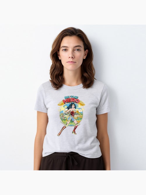 T-shirt Donna - WONDER WOMAN BE THE HERO - Kiabi