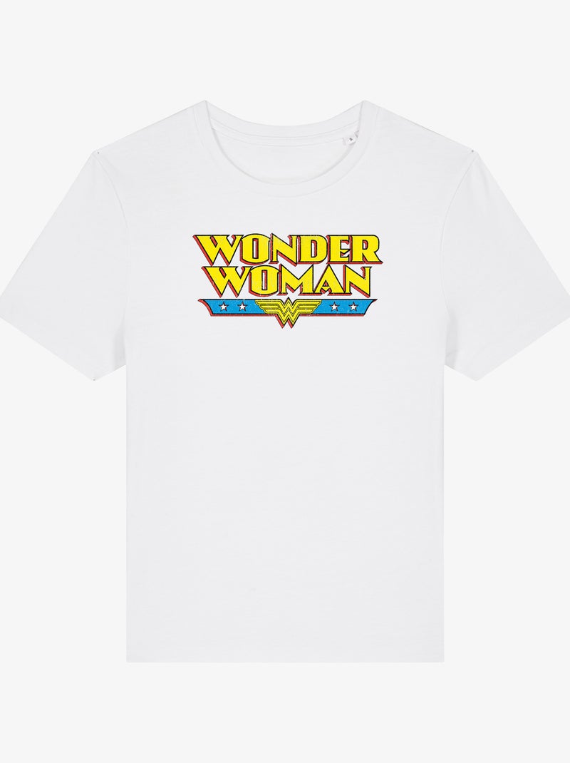 T-shirt Donna - WONDER WOMAN Bianco - Kiabi