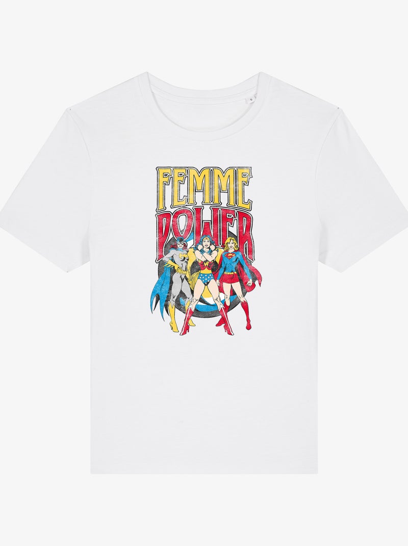 T-shirt Donna - WONDER WOMAN Donna POWER Bianco - Kiabi