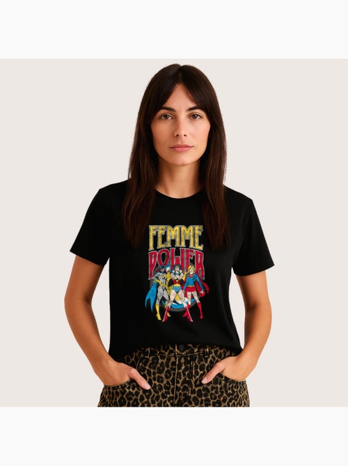 T-shirt Donna - WONDER WOMAN Donna POWER - Kiabi