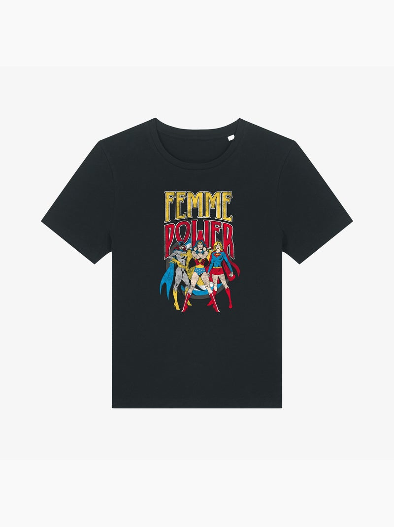 T-shirt Donna - WONDER WOMAN Donna POWER Nero - Kiabi