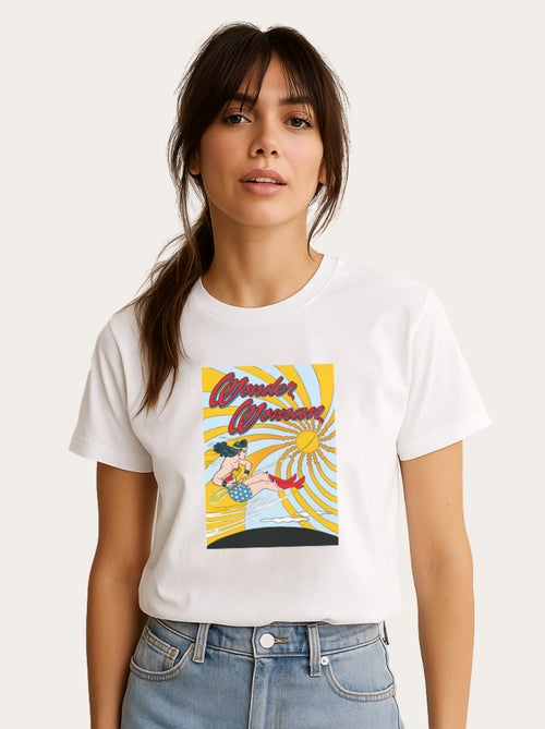 T-shirt Donna - WONDER WOMAN FLYING - Kiabi