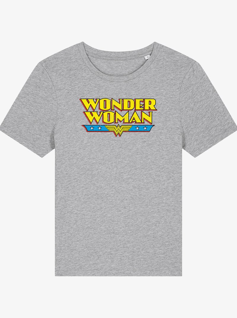 T-shirt Donna - WONDER WOMAN Grigio melangiato - Kiabi