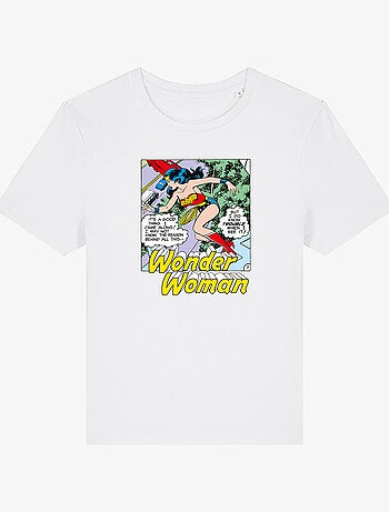 T-shirt Donna - WONDER WOMAN I DO KNOW TROUBLE WHEN I SEE IT