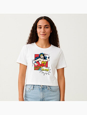 T-shirt Donna - WONDER WOMAN KA POW
