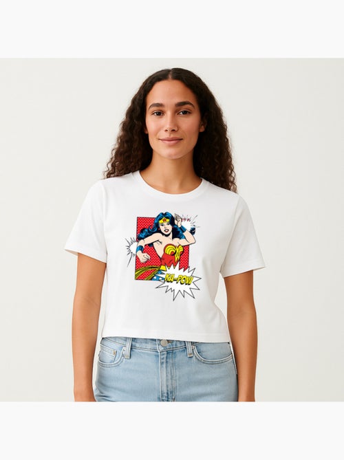 T-shirt Donna - WONDER WOMAN KA POW - Kiabi