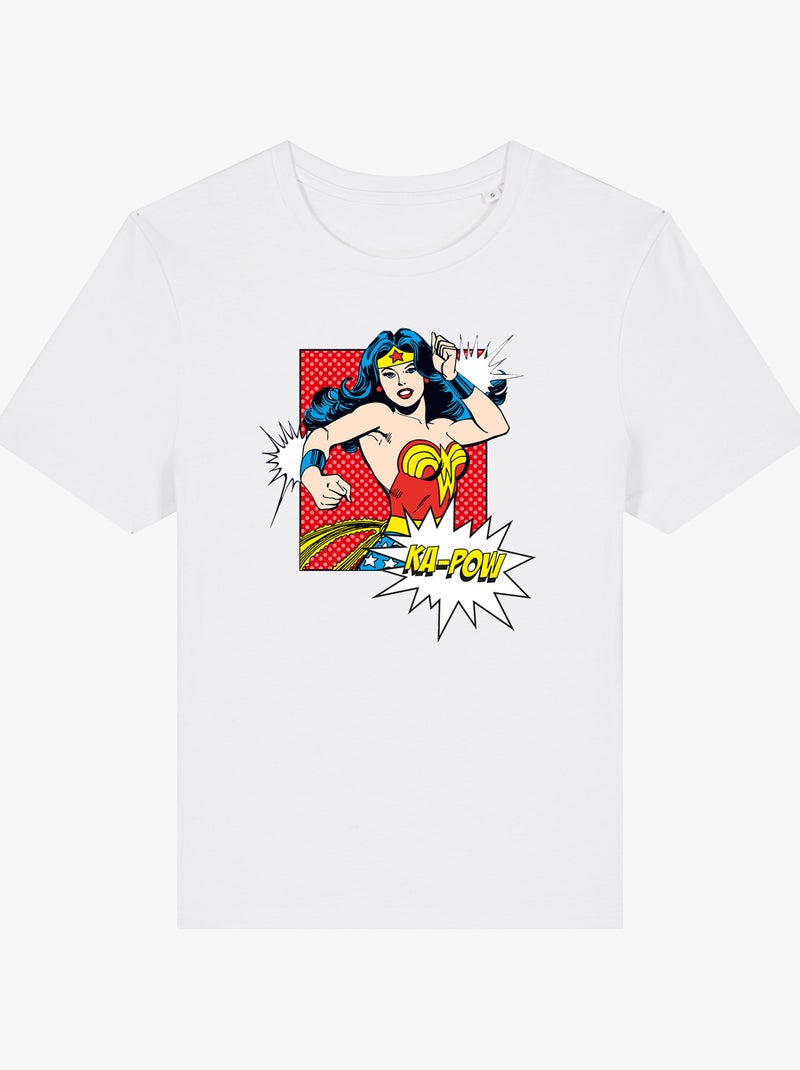 T-shirt Donna - WONDER WOMAN KA POW Bianco - Kiabi