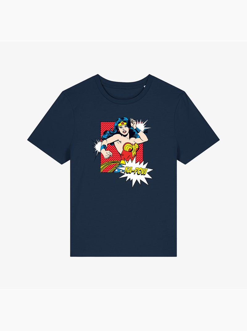 T-shirt Donna - WONDER WOMAN KA POW Blu marino - Kiabi