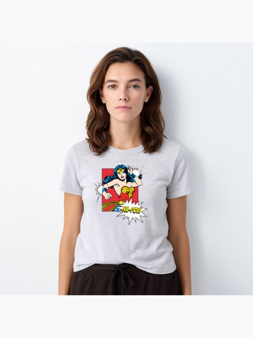 T-shirt Donna - WONDER WOMAN KA POW - Kiabi