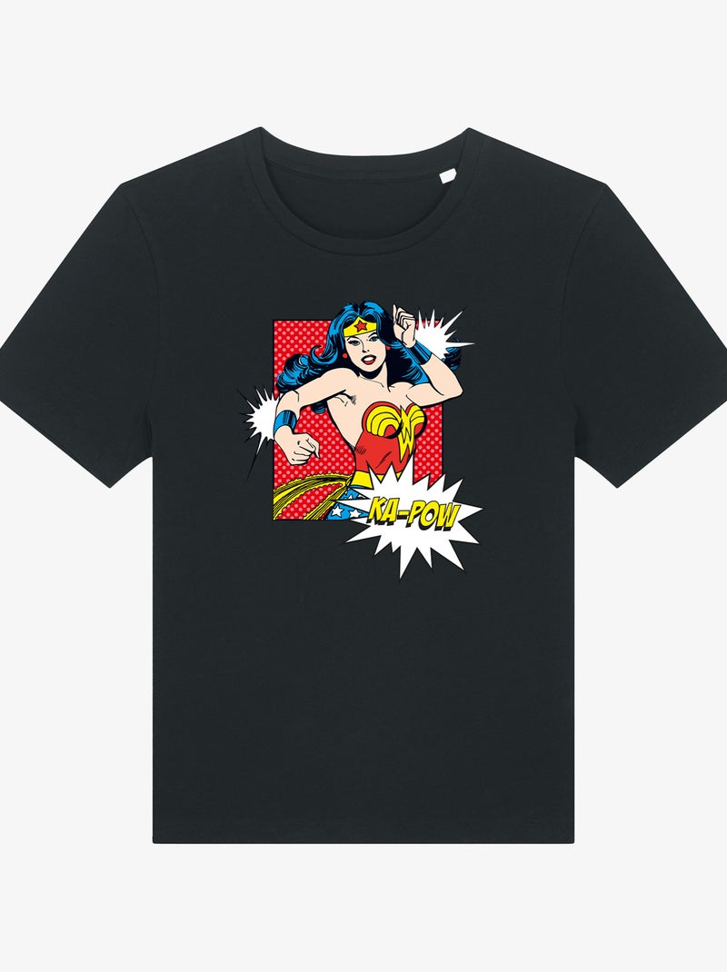 T-shirt Donna - WONDER WOMAN KA POW Nero - Kiabi
