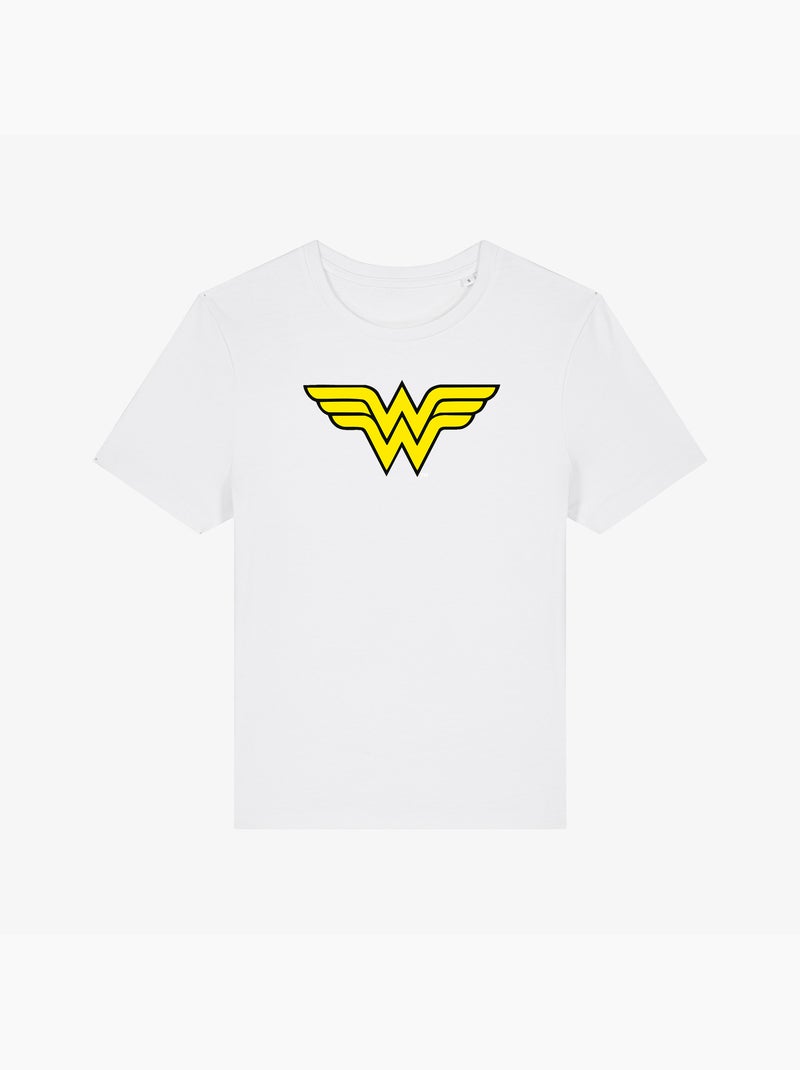 T-shirt Donna - WONDER WOMAN LOGO Bianco - Kiabi