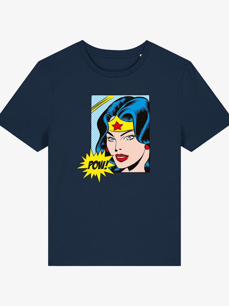 T-shirt Donna - WONDER WOMAN POW Blu marino - Kiabi