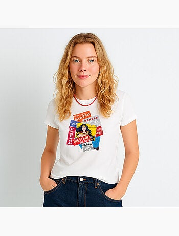 T-shirt Donna - WONDER WOMAN TOGETHER WE RISE