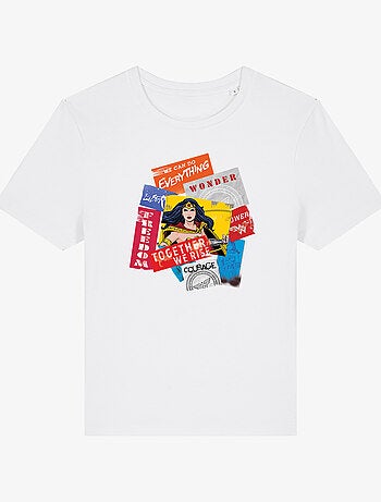 T-shirt Donna - WONDER WOMAN TOGETHER WE RISE
