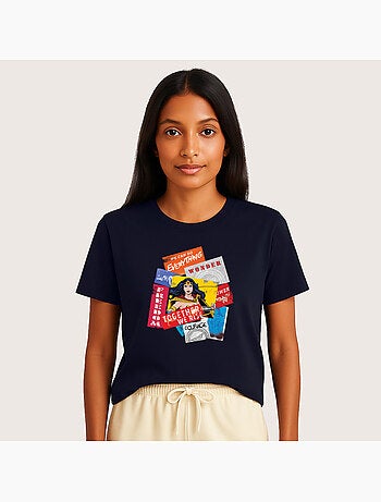 T-shirt Donna - WONDER WOMAN TOGETHER WE RISE
