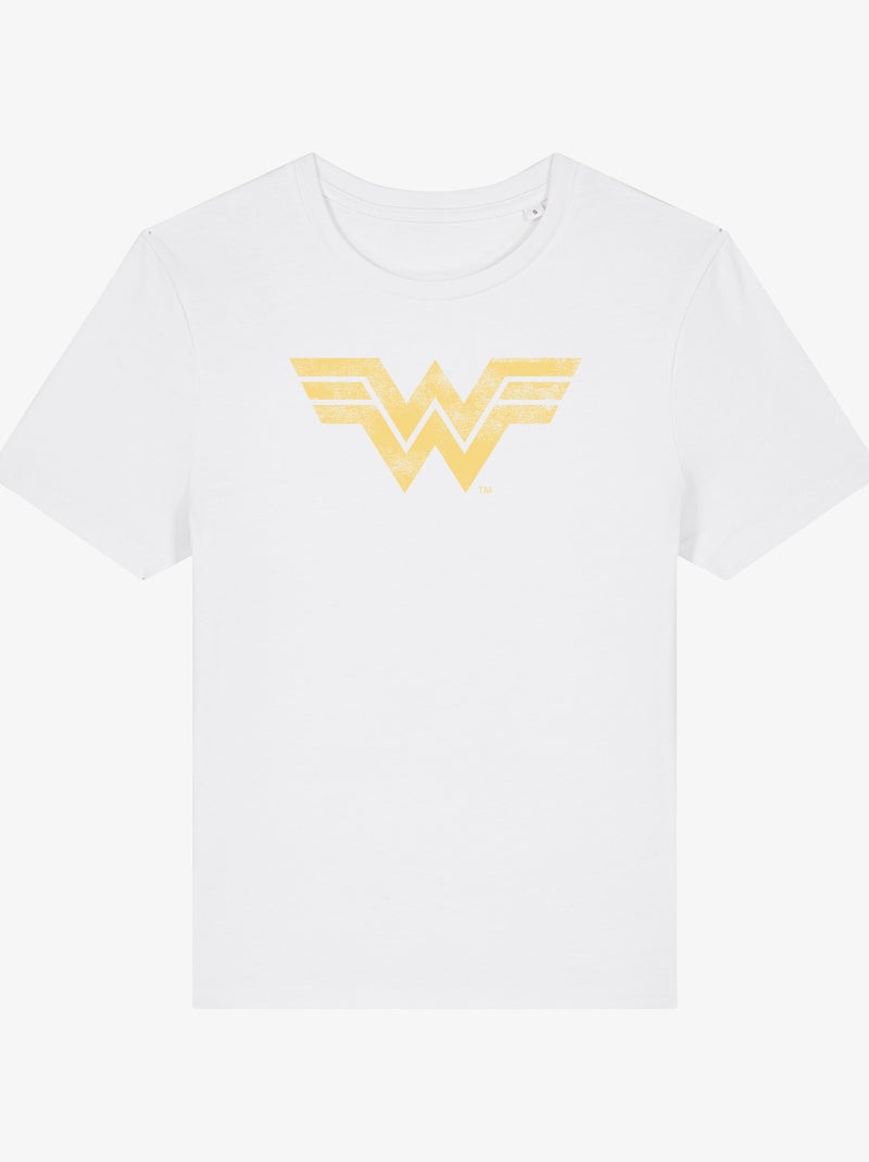 T-shirt Donna - WONDER WOMAN VINTAGE LOGO Bianco - Kiabi