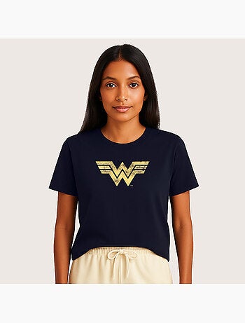 T-shirt Donna - WONDER WOMAN VINTAGE LOGO