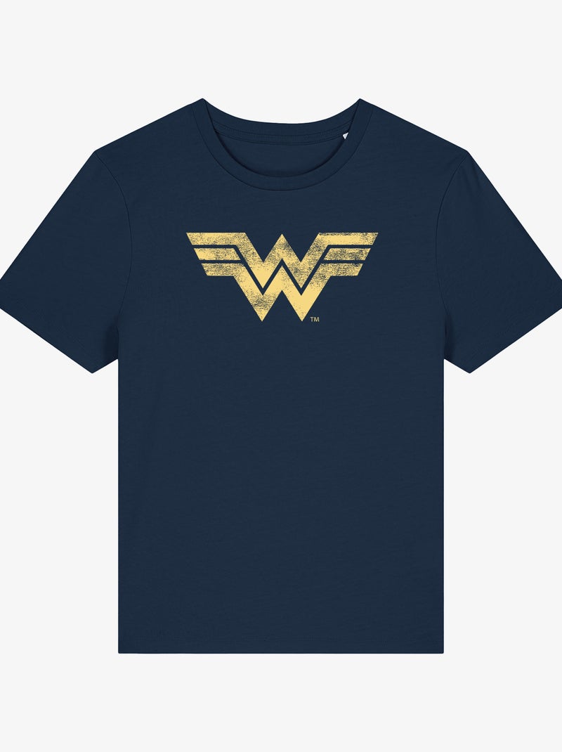 T-shirt Donna - WONDER WOMAN VINTAGE LOGO Blu marino - Kiabi