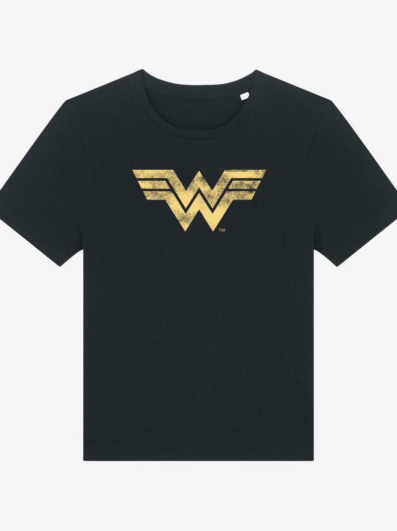 T-shirt Donna - WONDER WOMAN VINTAGE LOGO Nero - Kiabi