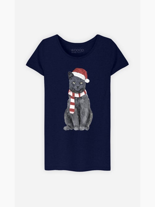 T-shirt Donna - XMAS CAT - Kiabi