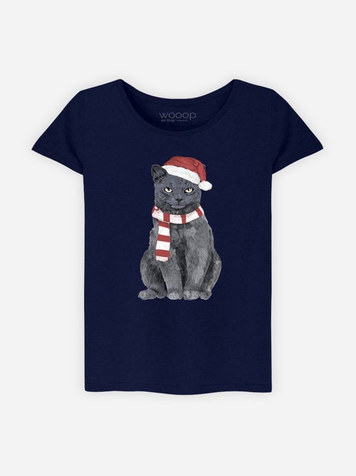 T-shirt Donna - XMAS CAT - Kiabi