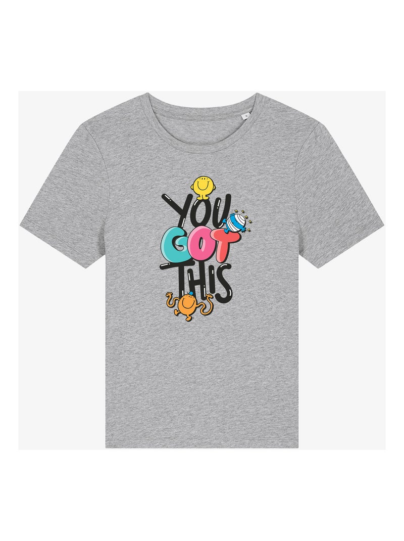T-shirt Donna - YOU GOT THIS Grigio melangiato - Kiabi