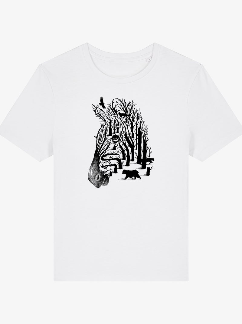 T-shirt Donna - ZEBRA Bianco - Kiabi