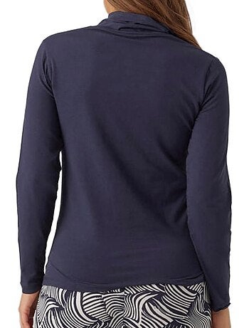 T-shirt Donna a Collo Alto a Maniche Lunghe Mamalicious