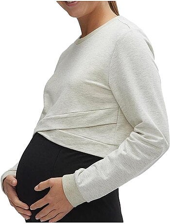 T-shirt Donna a Maniche Lunghe Premaman Mamalicious