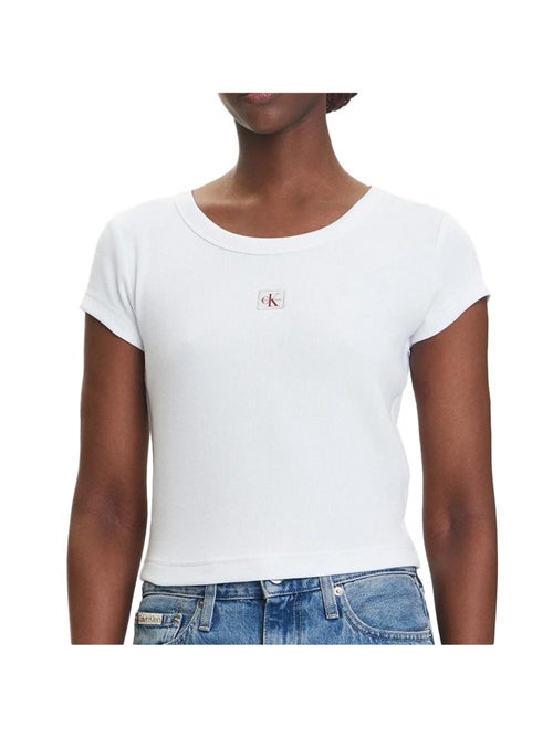 T-Shirt Donna Calvin Klein con Logo - Kiabi T-Shirt Donna Calvin Klein con Logo - Kiabi