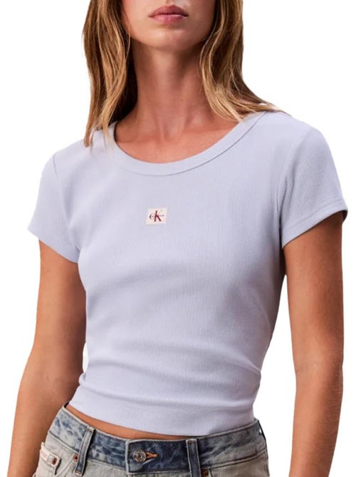 T-Shirt Donna Calvin Klein con Logo - Kiabi T-Shirt Donna Calvin Klein con Logo - Kiabi